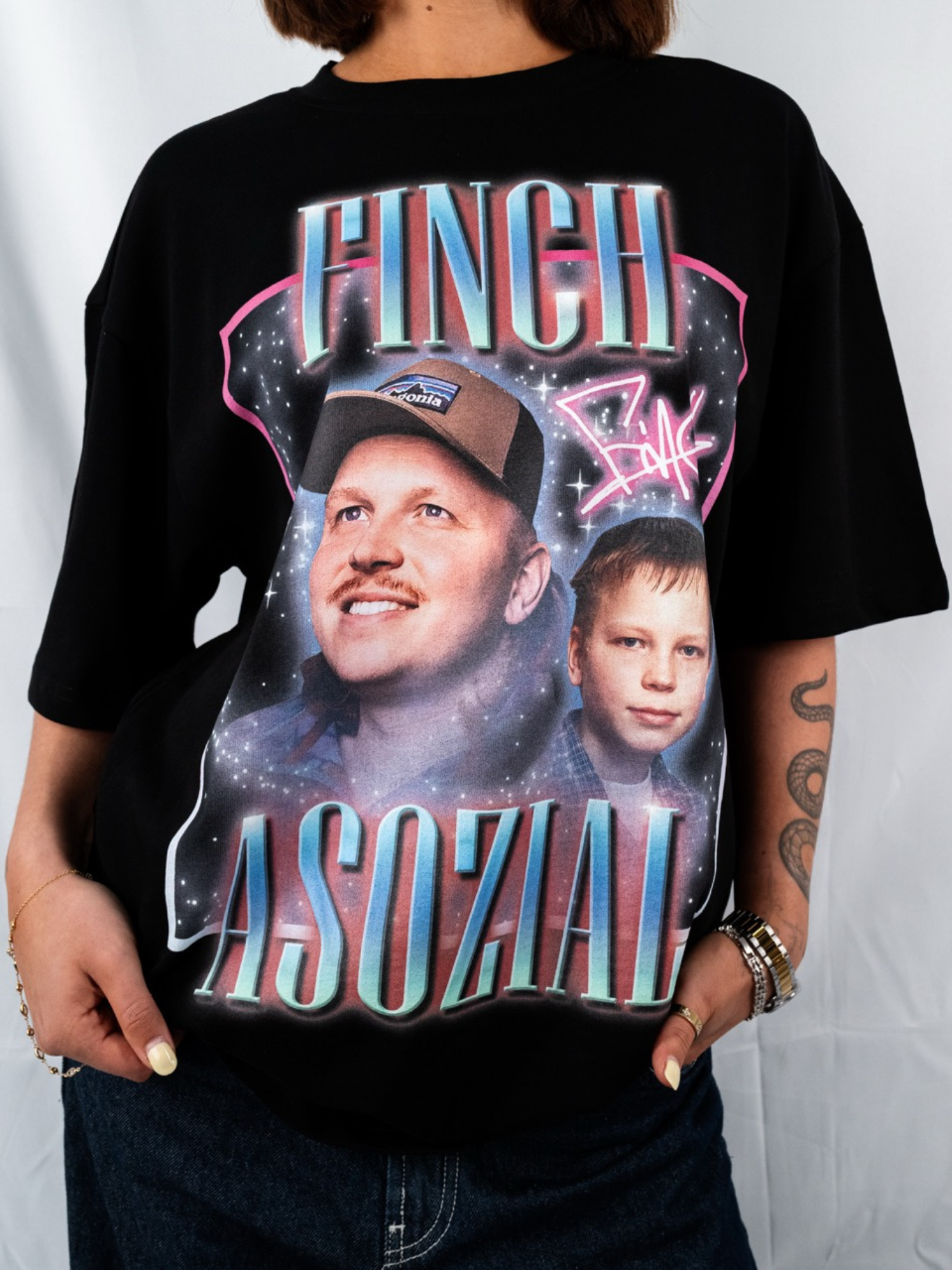 FiNCH ASOZiAL - Retro Shirt