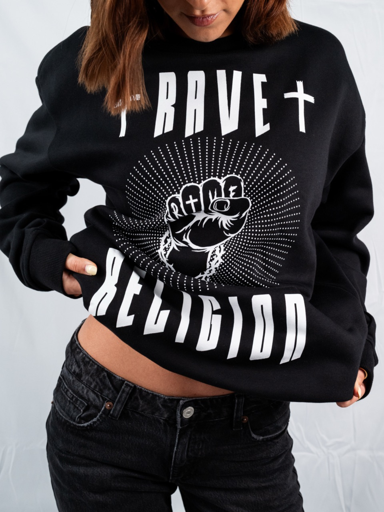 FiNCH ASOZiAL - Rave Religion Crewneck